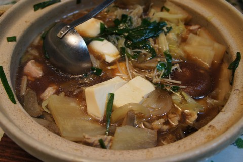 手間いらずで美味しい～♪ モツ鍋