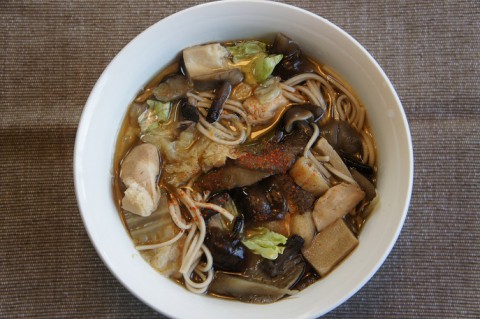 食いしん坊主庵のきのこ蕎麦