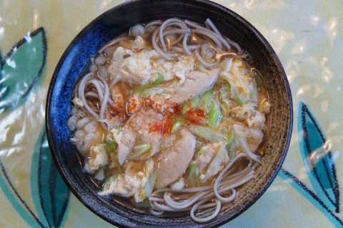 食いしん坊主庵の親子そば