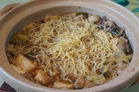 モツ鍋からの～〆ラーメン