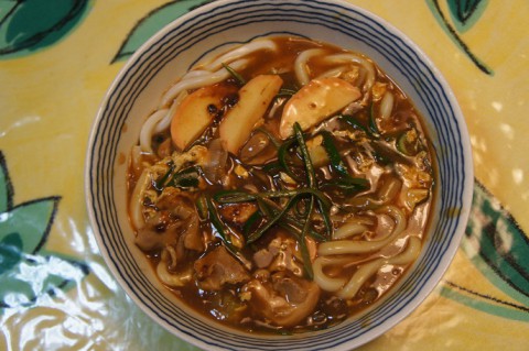 食いしん坊主庵のカレーうどん