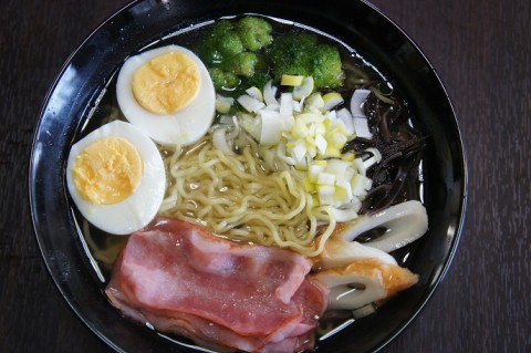 永谷園×藤原製麺さんの塩ラーメン
