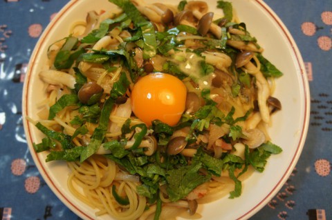 食いしん坊主亭の和風スパゲティ