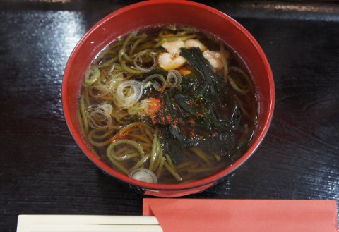 新店オープン!　音更町・御食事処　楽さんの茶蕎麦&鮪かつ