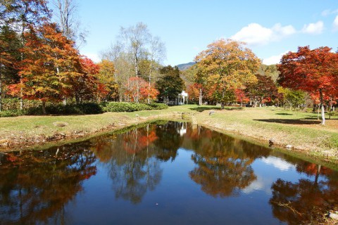 鹿追町・福原山荘の紅葉