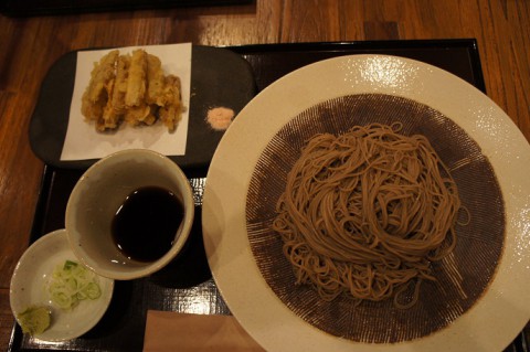 本別町・手打蕎麦 たじまさんの冷やしごぼう天そば