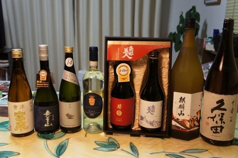 年末・年始用の酒が勢ぞろい～♪