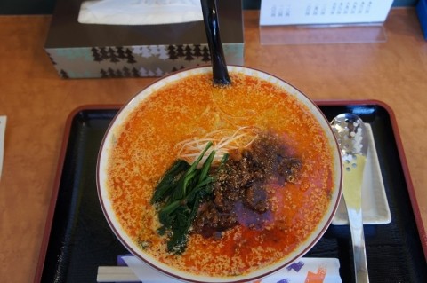 移転オープン!　拉麺グレープさんの特製担々麺