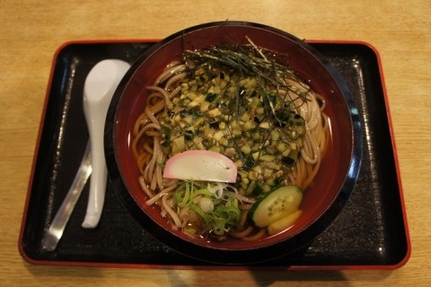 山形市山寺・まいどや食堂さんの冷しだしそば