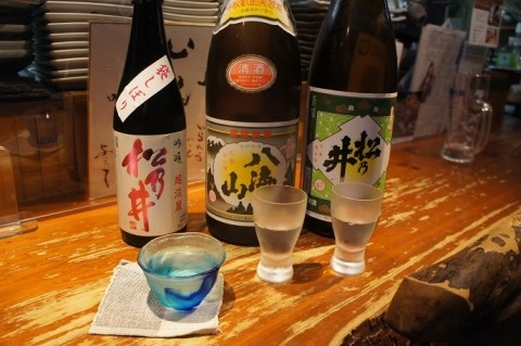 新潟県・十日町市　ダイニング成ルさんで地酒飲み比べ～♪