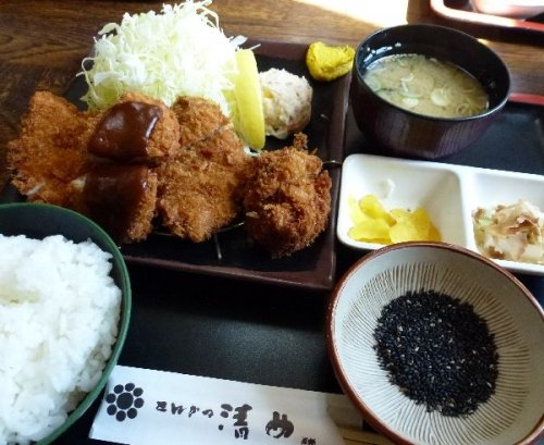 カツ盛合せ定食/とんかつ清竹