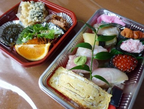 すし膳　あま池の数量限定ランチ(花)お持ち帰りバージョン