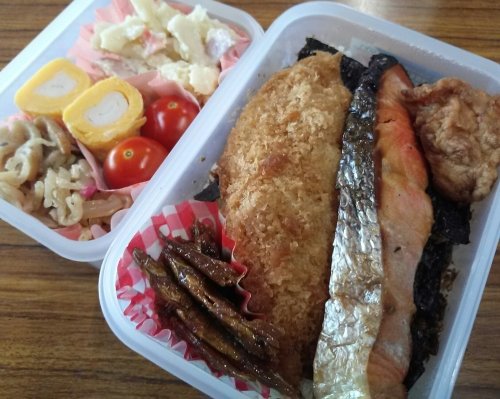 男の手弁当