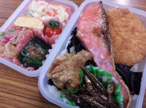 男の手弁当