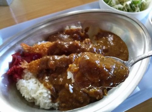 カレー(エビフライトピ)/めしｃａｆｅピグレット