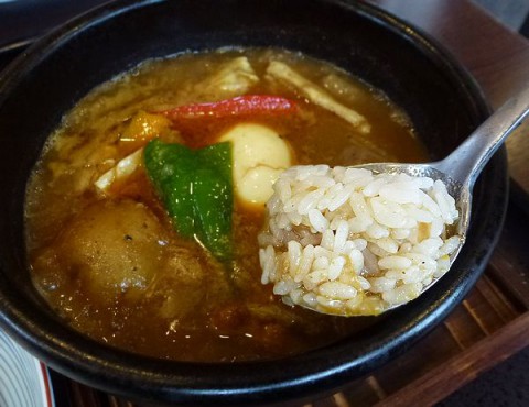 十勝のスープカレー/ばぁばのお昼ごはん