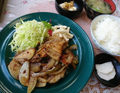 豚肉スタミナ定食(再食)/ ドライブイン　八重洲( やえす)