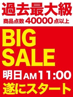 ついに明日よりガチャピンBIGSALE開催！！