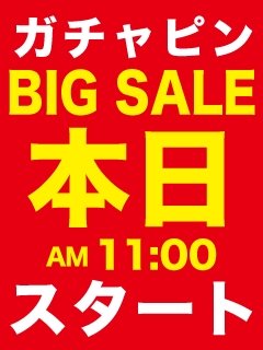 本日11：00より激安ＢＩＧＳＡＬＥスタート！！