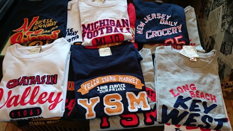 アメカジ半袖TEE