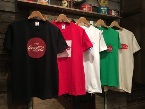 人気!!FRUIT　OF　THE　LOOM　×　COCA COLA TEE!!