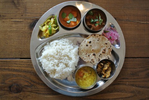 カレー定食いろいろ