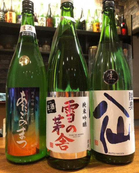 【昼酒 夜酒】而今など人気酒がいっぱい でお子様連れでも利用しやすい