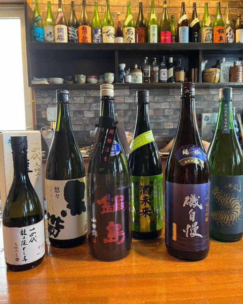【昼酒　夜酒】圧倒的に日本酒ですが　お連れ様も楽しめる洋酒も