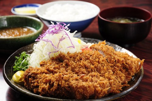 とんかつの つかさ Bロース定食(350g) 1,450円
