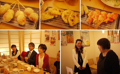 大阪串カツを楽しむ夜と多肉植物の寄せ植えを作る!