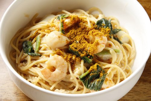 PASTA オリジナルソース シーフード(トッピング:カレー粉)1,050円
