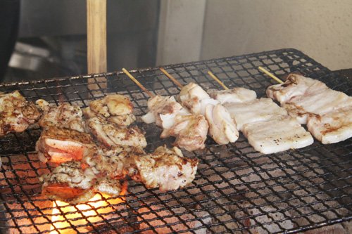 やきとりゆうちゃん とり串 各2本250円