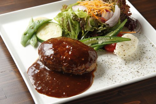 鉄板焼きレストラン tobachi ハンバーグセット1,300円