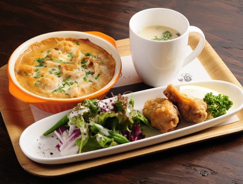 Cafe & restaurant 繪麗 セレクトのワンプレート1,000円