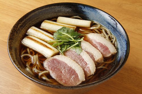 手打ちそば お福 鴨南そば 1,380円
