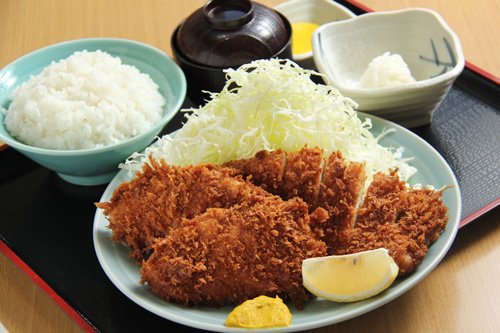 とんかつの店 とんげん ダブルカツ定食 1,250円