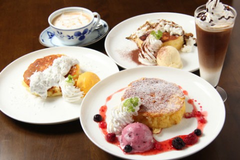 cafeゆとりび 1周年記念!パンケーキセットが800円に!
