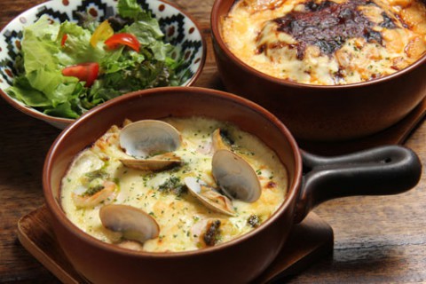 cafe CHAWA シーフードバジルドリア 890円→790円(期間限定)