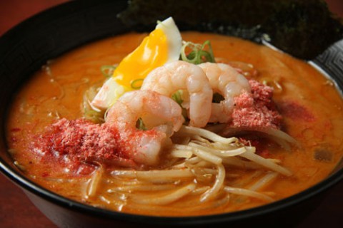 寳龍帯広西23条店 えびみそラーメン(1日20食限定)920円