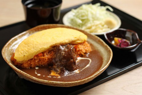定食ダイニング 木の家(きのや)ビーフシチューオムライス定食 1,050円