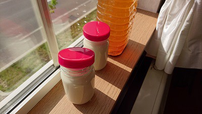 超簡単豆乳ヨーグルトと梅干しの季節