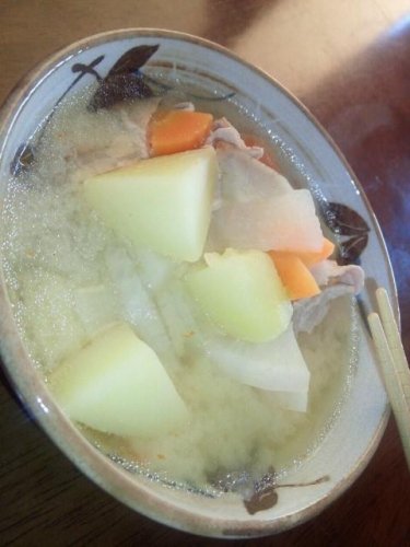 豚汁作成