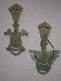 ふじやまじゅんじ の わら細工 展示中です!