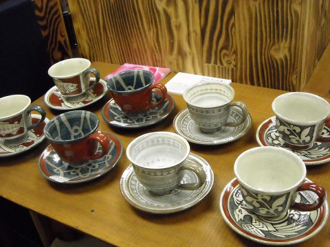赤絵唐津の山口康雄先生による作陶展
