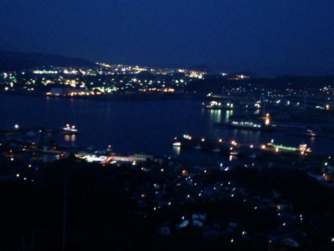 測量山の夜景