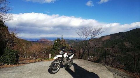 バイク走り納め !峠道で思わず見かけた落書きとは ?