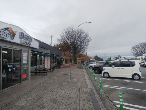 釈迦堂パーキングのラーメン