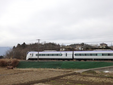 登った山をバックに列車を見るツアー、甲斐駒ヶ岳編