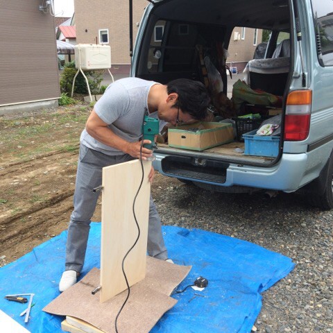 社長と一緒にメンテナス作業(^ω^)
