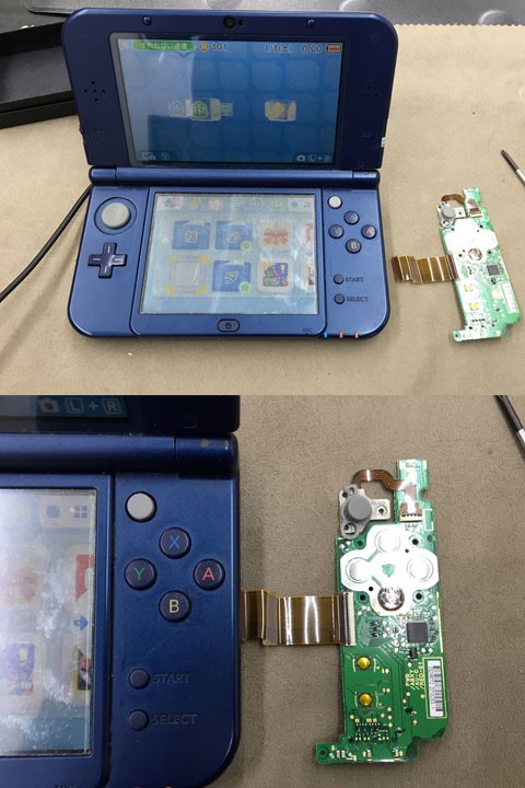 new 3DSLL ボタンが反応しない?壊れた??